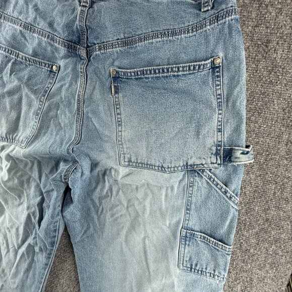 VTG Levis Silvertab Denim Carpenter Jeans Painter Blue Cotton Faded ACTL 34x29 - Picture 12 of 16